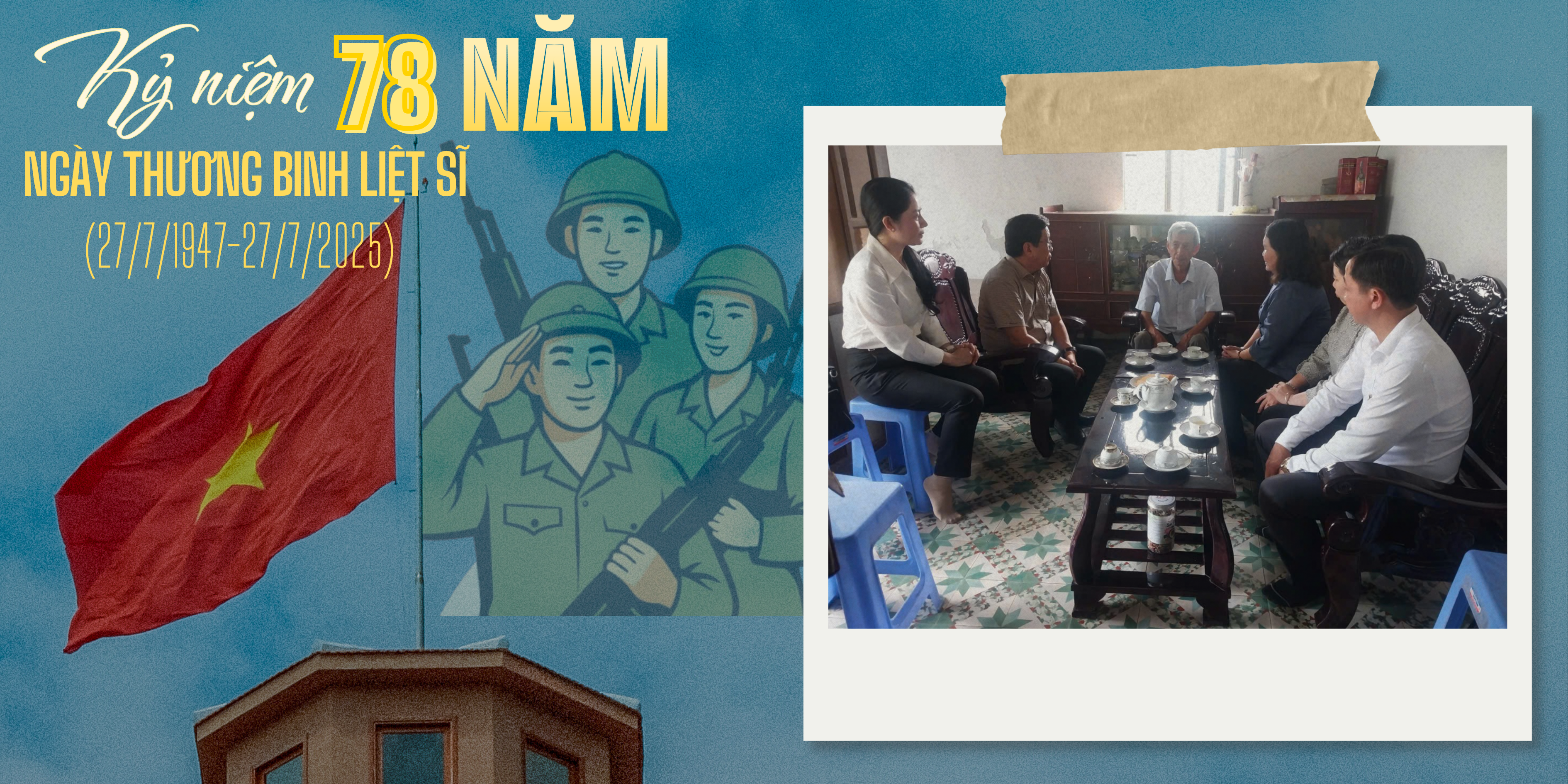 Đoàn Tỉnh ủy Vĩnh Long phối hợp cùng Đảng ủy – UBND phường Thanh Đức thăm gia đình chính sách nhân kỷ niệm 78 năm ngày thương binh – liệt sĩ