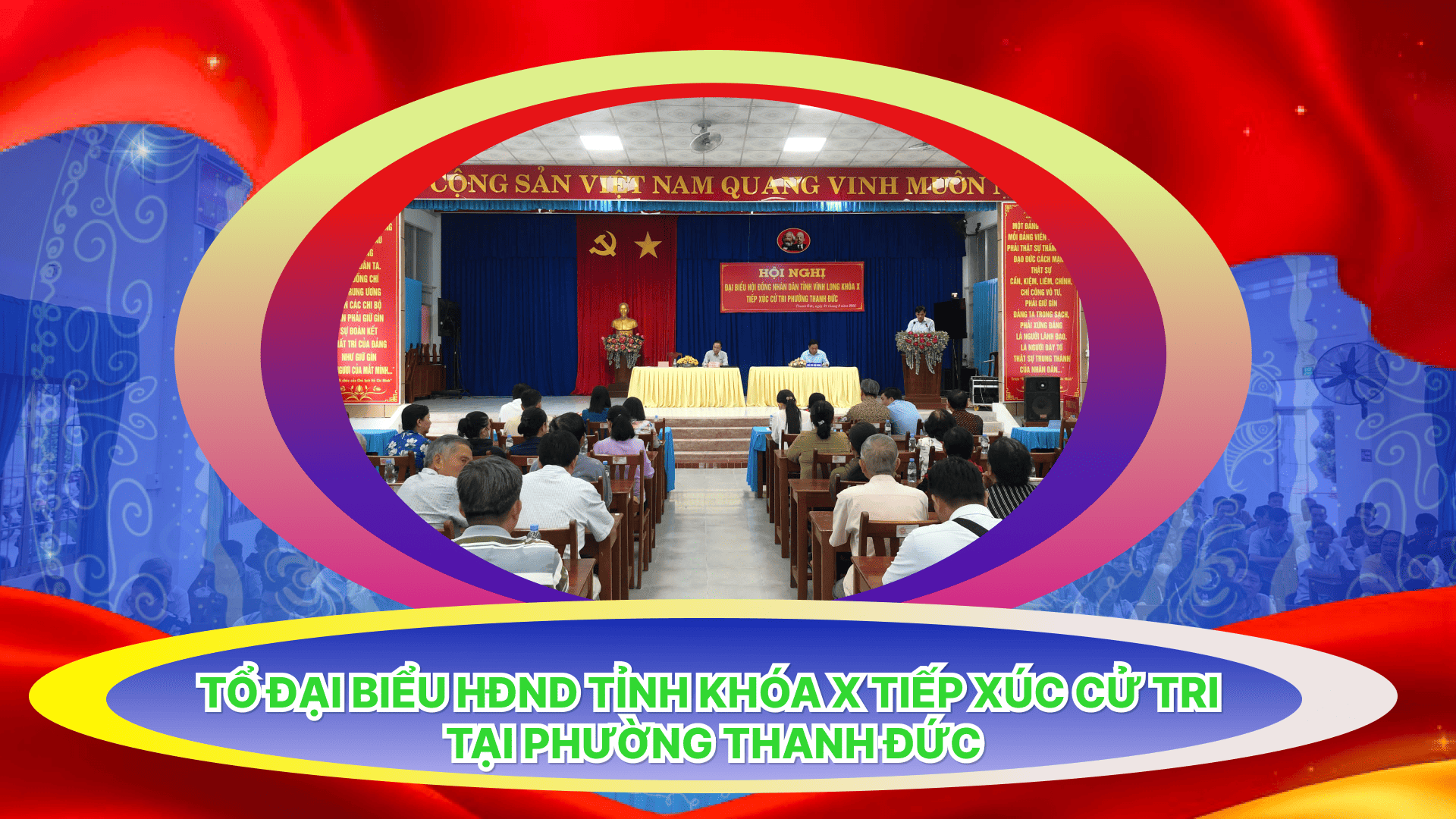 Tổ đại biểu HĐND tỉnh khóa X tiếp xúc cử tri tại phường Thanh Đức