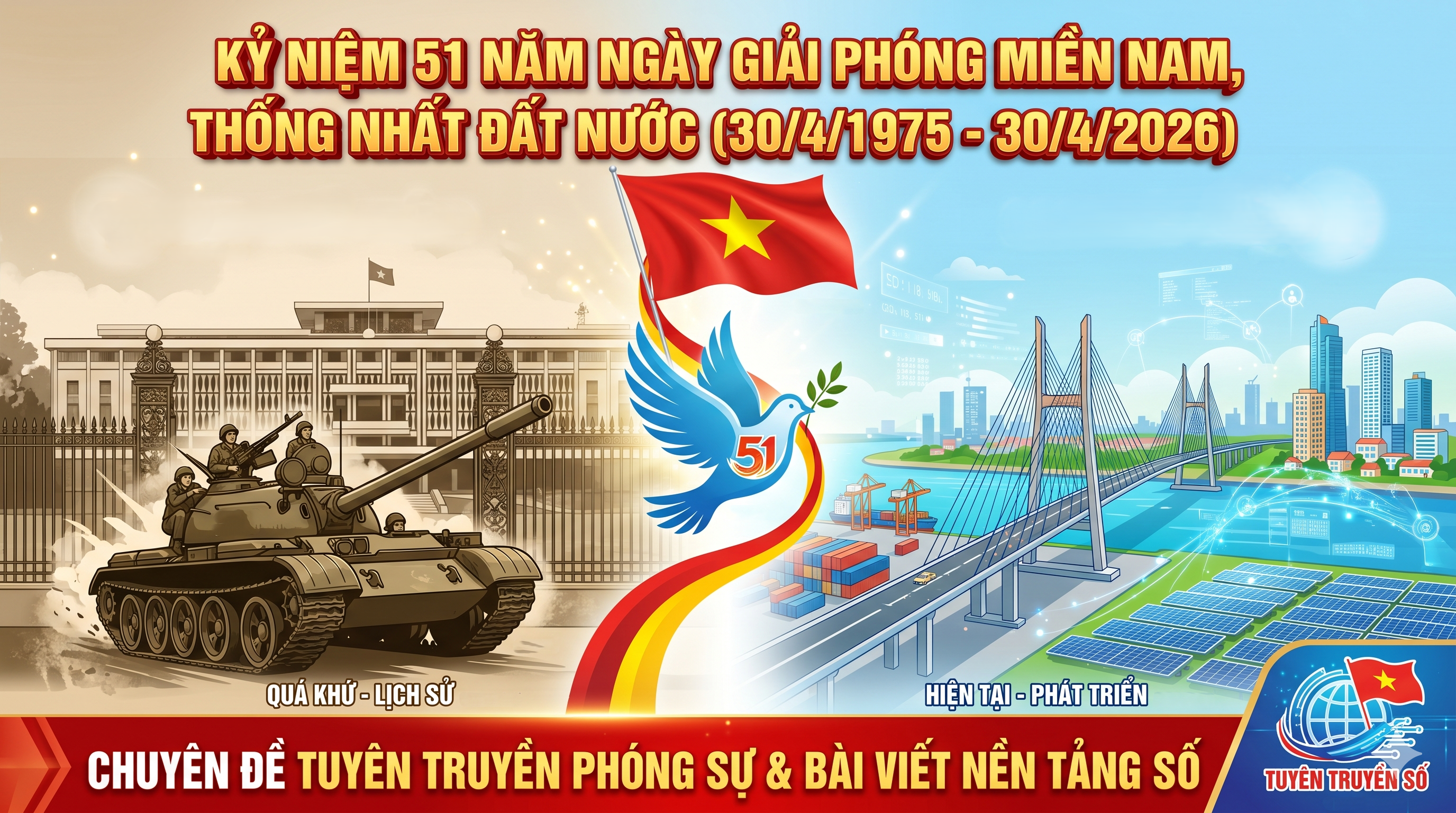 Bài tuyên truyền: Chiến thắng 30/4 – Bản anh hùng ca bất diệt và khát vọng vươn mình của dân tộc Việt Nam
